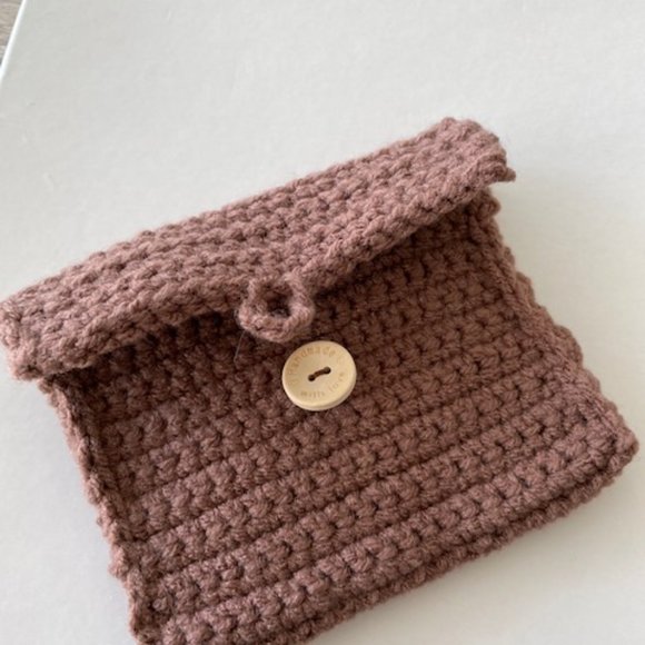 Handmade Crochet Easy Coin Purse/Wallet - Picture 4 of 8